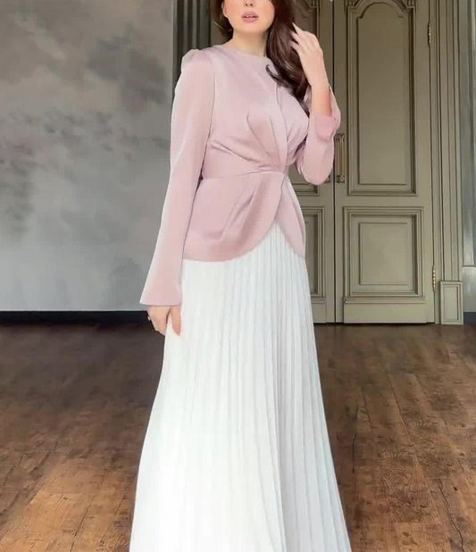 Elegant Long Slevve Suit Dresses