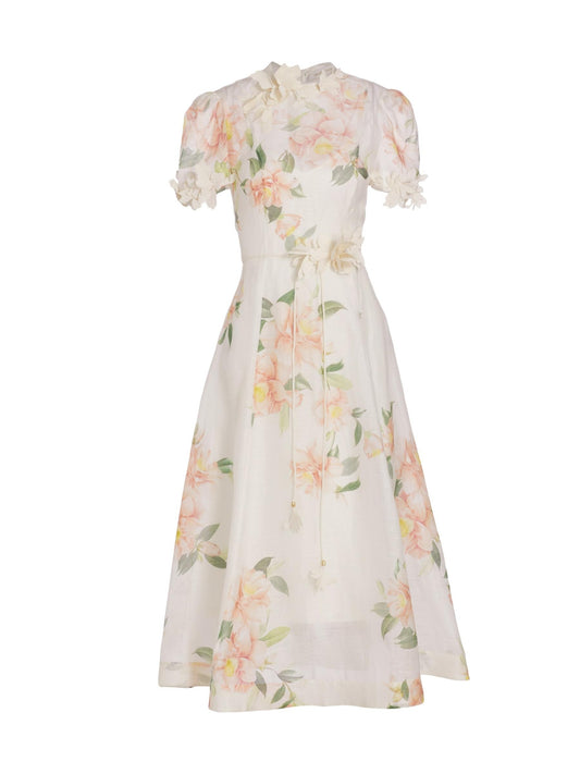 Natura Organza Midi Dress