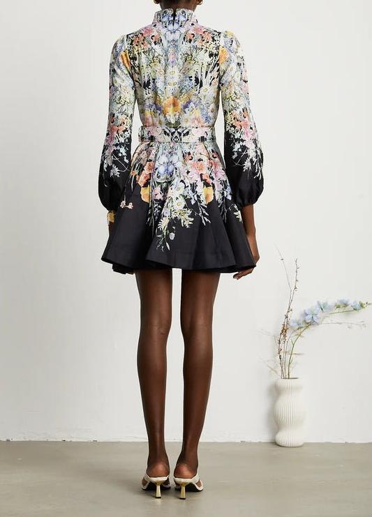 Chic Floral Mini Dress