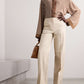 Striped Wide-leg Shirt&pants Set