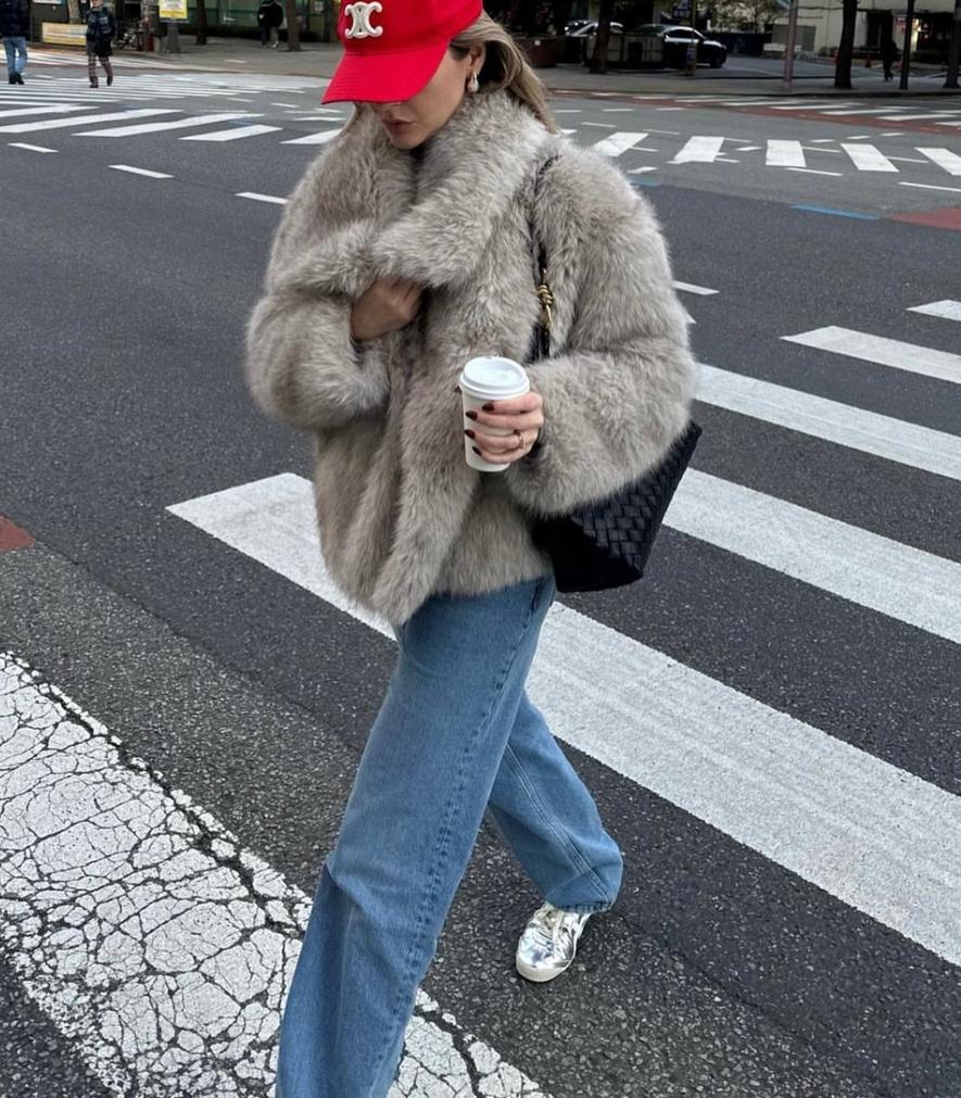 Faux Fur Coat