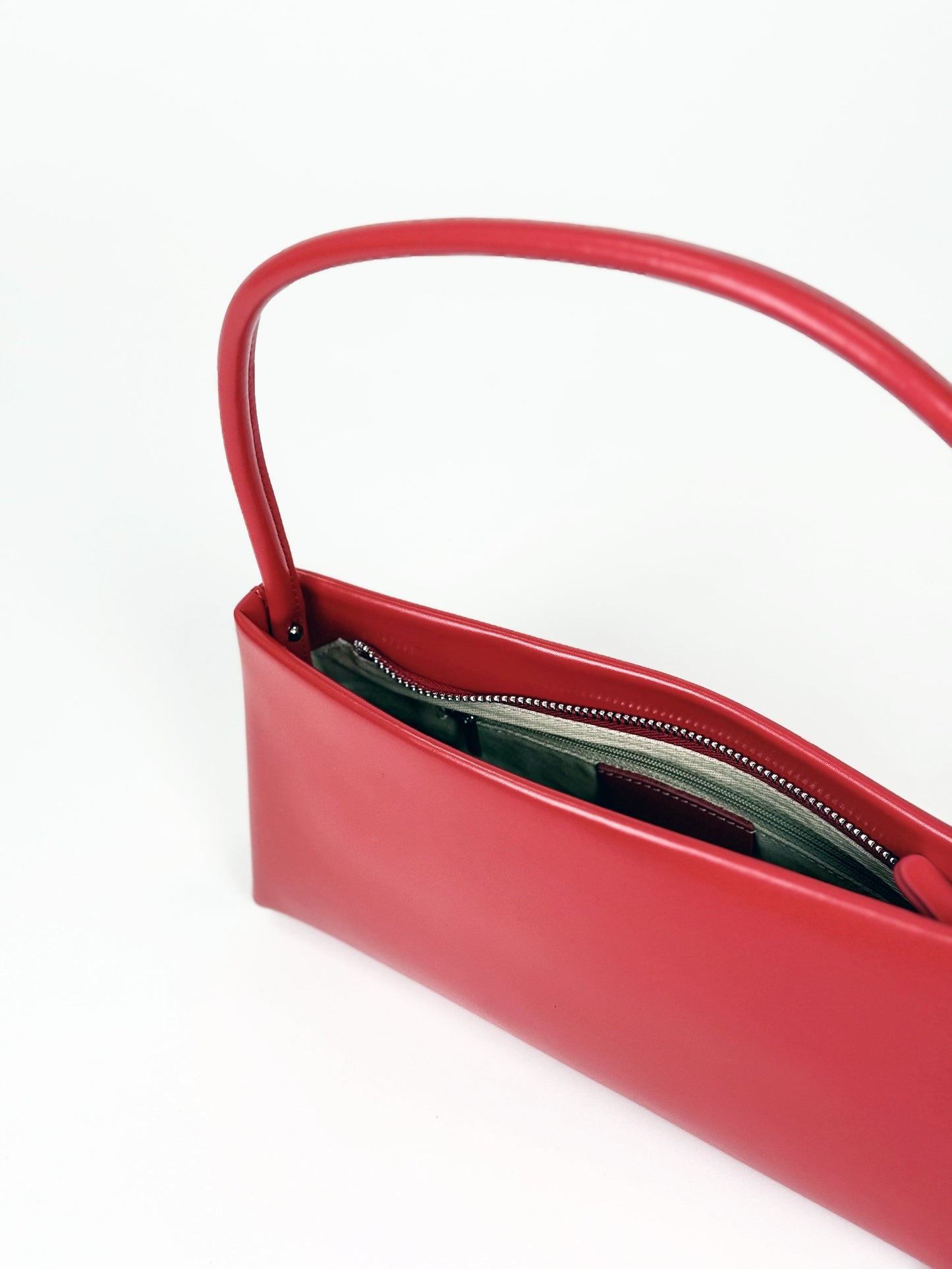 The Classic Scarlet Handbag