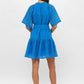 RAGLAN BELTED MINI- DELRAY BLUE