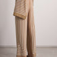 Striped Wide-leg Shirt&pants Set