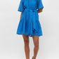 RAGLAN BELTED MINI- DELRAY BLUE