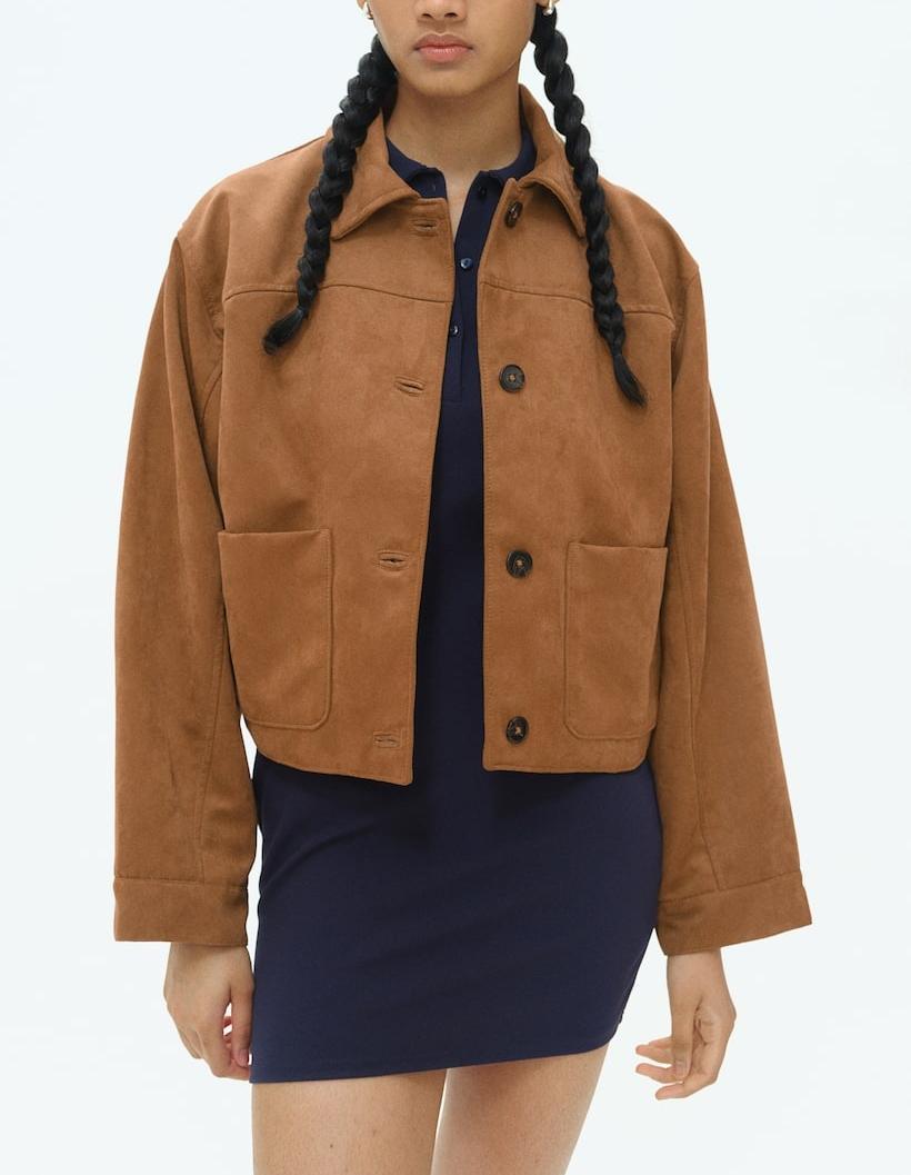 Brown Collared jacket