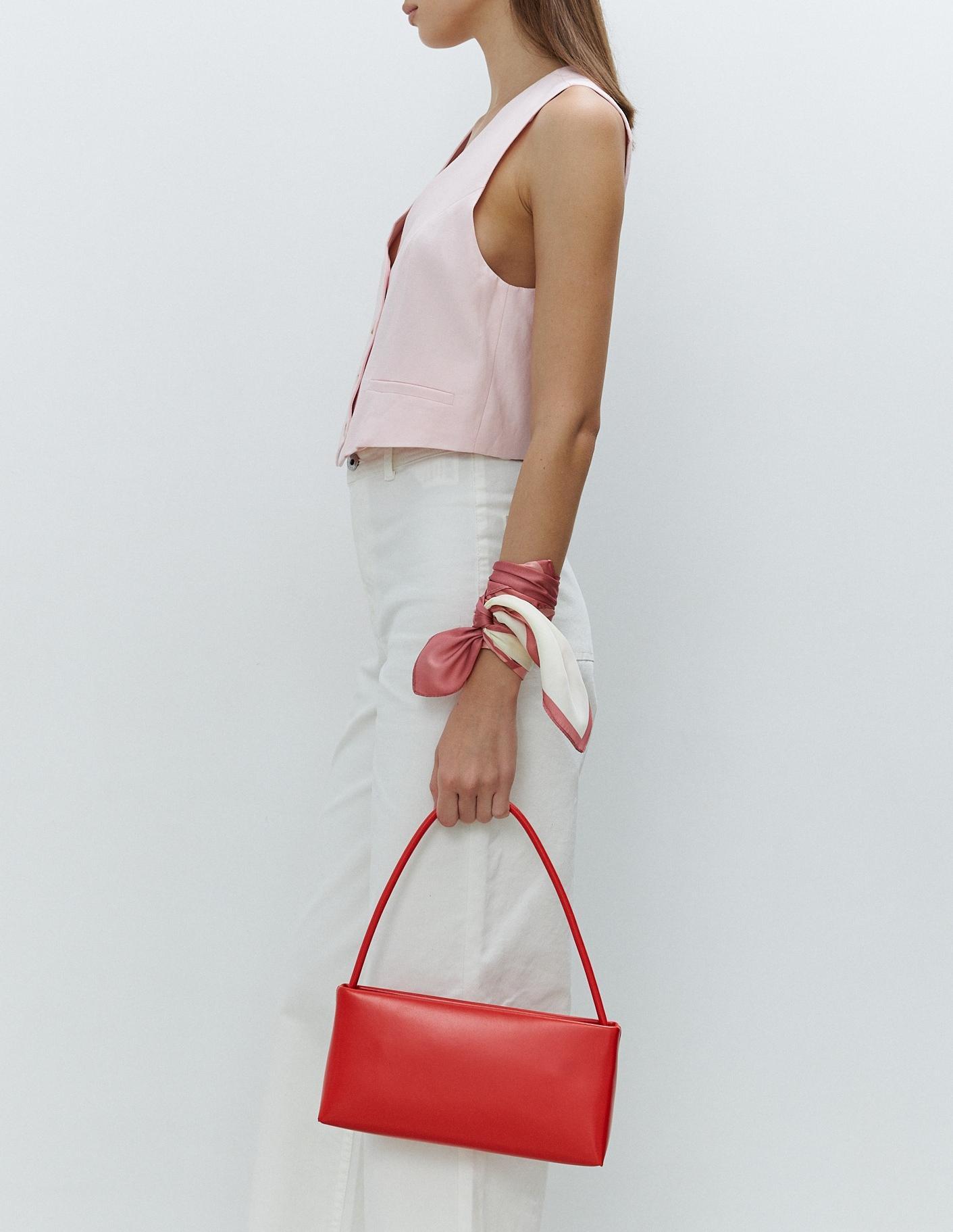 The Classic Scarlet Handbag