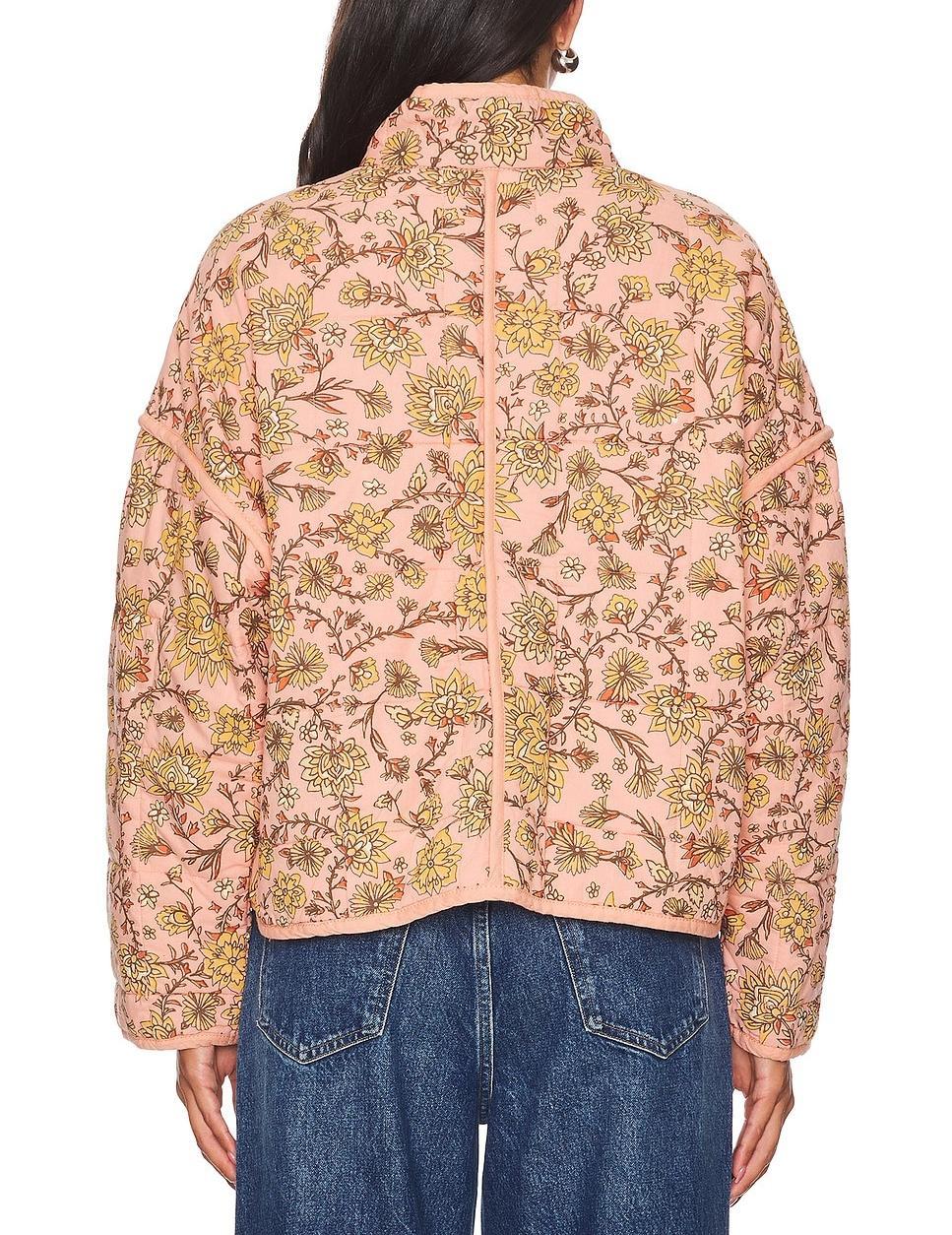 Peach Combo Cotton Jacket