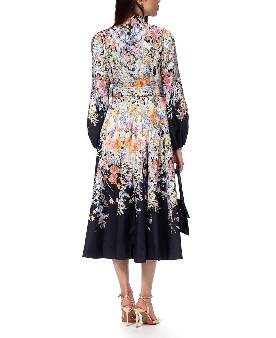 The Chic Floral Midi Dress