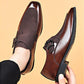 Business Formal Casual Shoes Frosted English Shoes