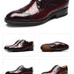 Brogue Embossed Oxford Shoes