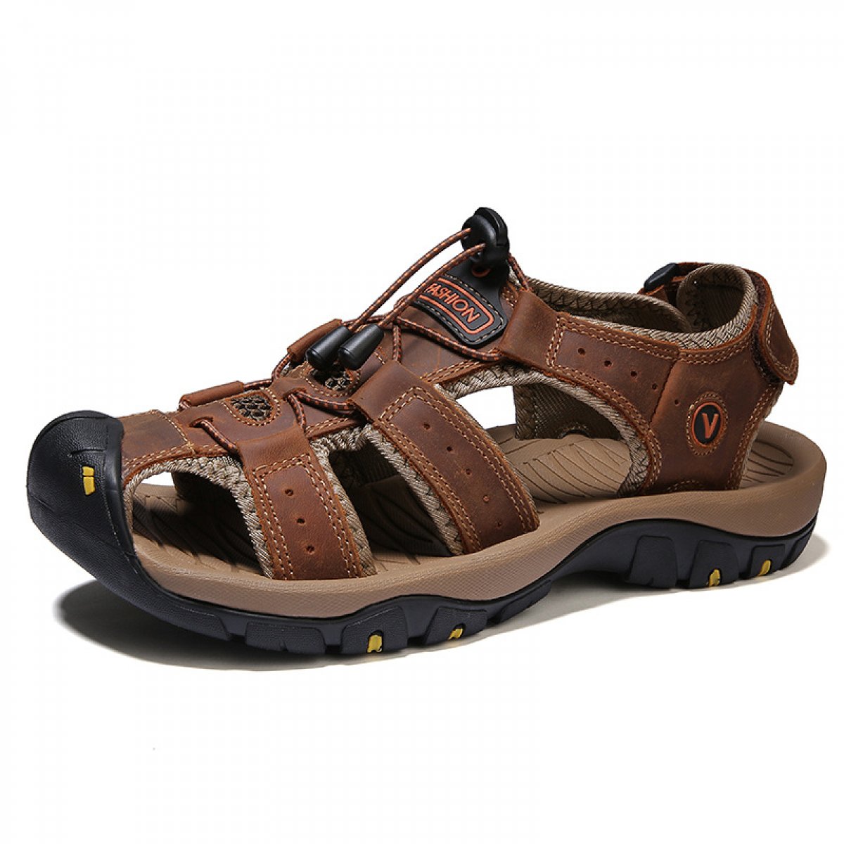 Outdoor Beach Shoes Velcro Toe Wrap Sandals