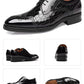 Brogue Embossed Oxford Shoes