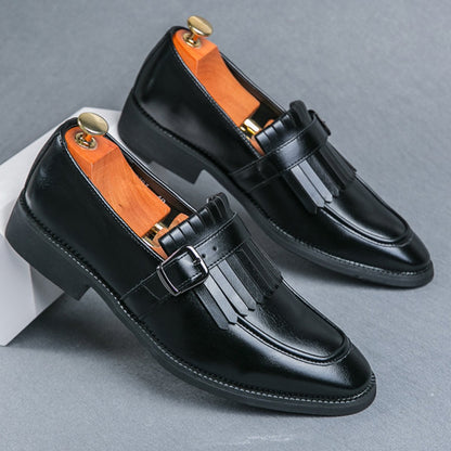 Retro Buckle Loafers