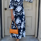 Button Up Printed Maxi Dress