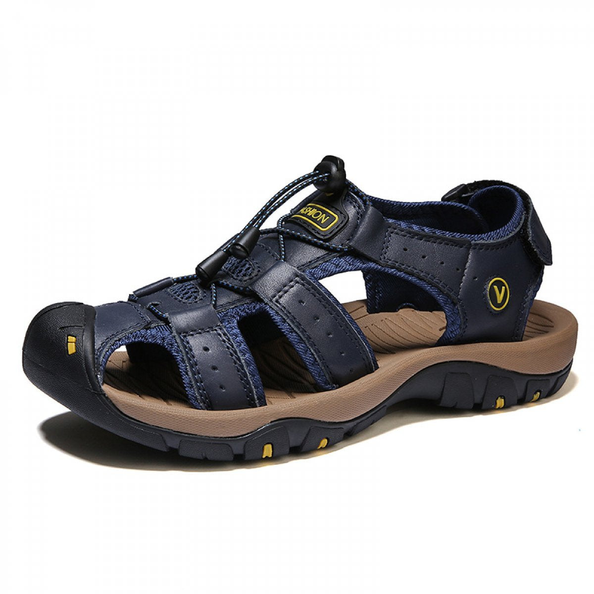 Outdoor Beach Shoes Velcro Toe Wrap Sandals