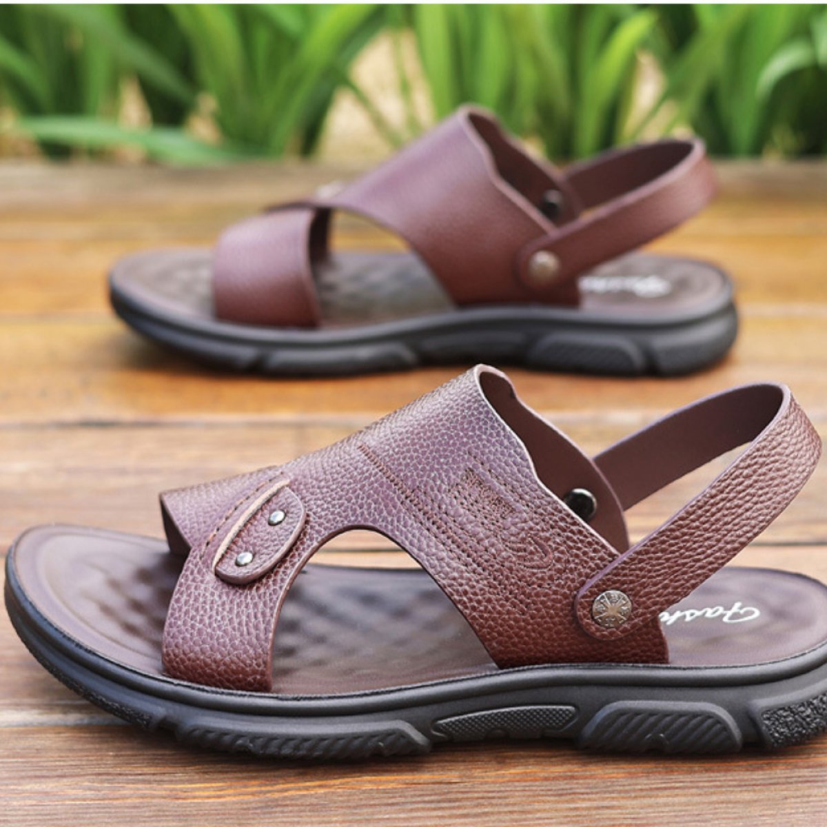 Non-slip thick bottom beach sandals