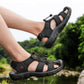 Outdoor Beach Shoes Velcro Toe Wrap Sandals